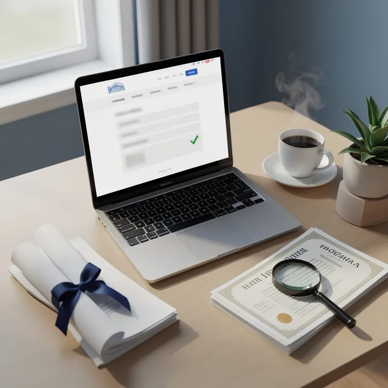 Diplôme en ligne reconnu par l'État : comment le vérifier