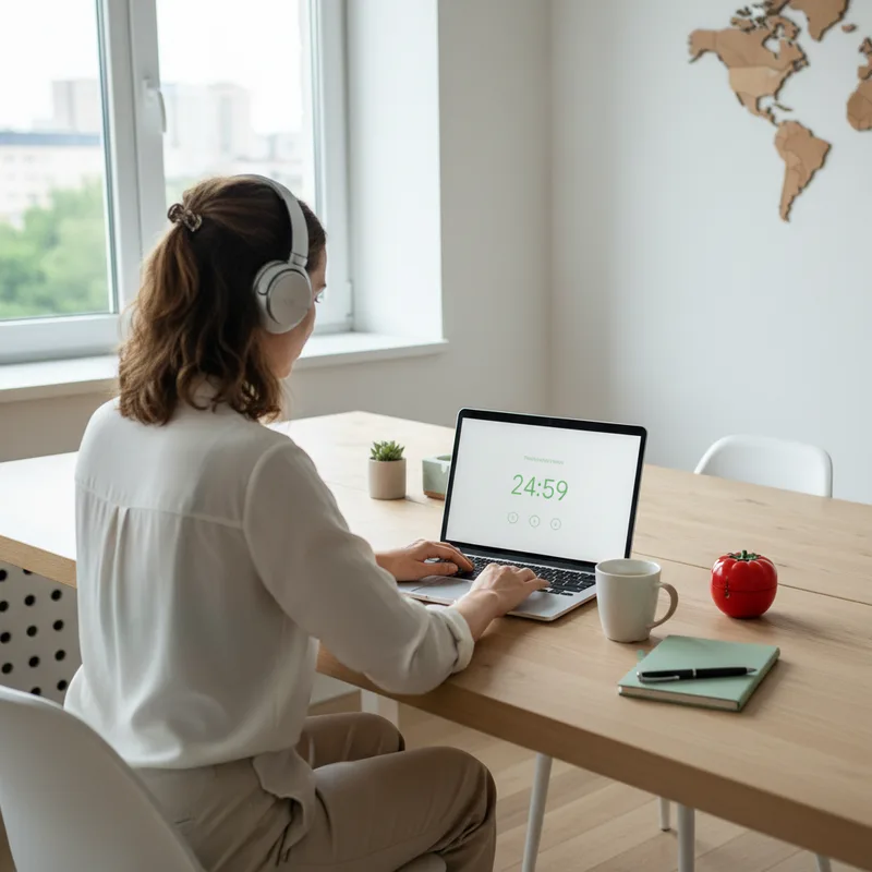 Methode Pomodoro pour digital nomads : guide pratique